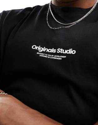 JACK & JONES OVERSIZED T-SHIRT WITH ORIGINALS PRINT