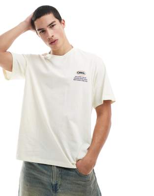 Jack & Jones Oversized T-shirt With Retro Backprint In White