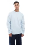 [Jack & Jones] Jack & Jones oversized thick ribbed jumper in light blue S Skyway
