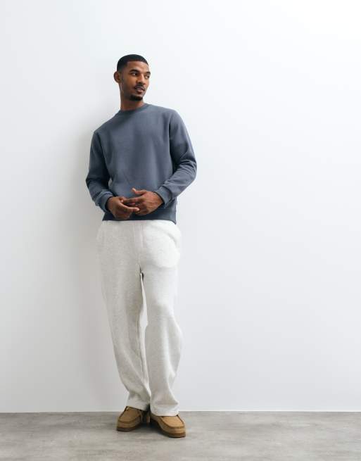 Jack & Jones oversized trui met ronde hals in leigrijs, 2 van 5