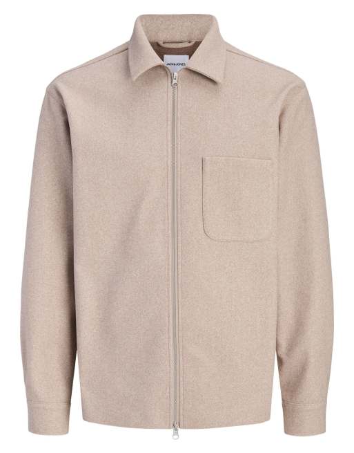 Jack & Jones overskjorte i oatmeal, 7 af 7