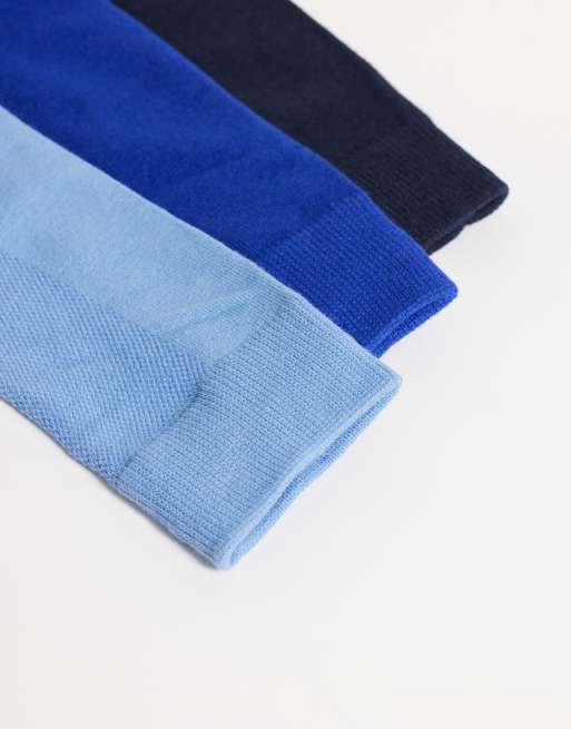 Jack & Jones pack de 3 calcetines en azul, 3 de 3