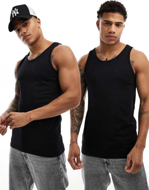 Jack & Jones - Pakke med 2 sorte toppe - view 1