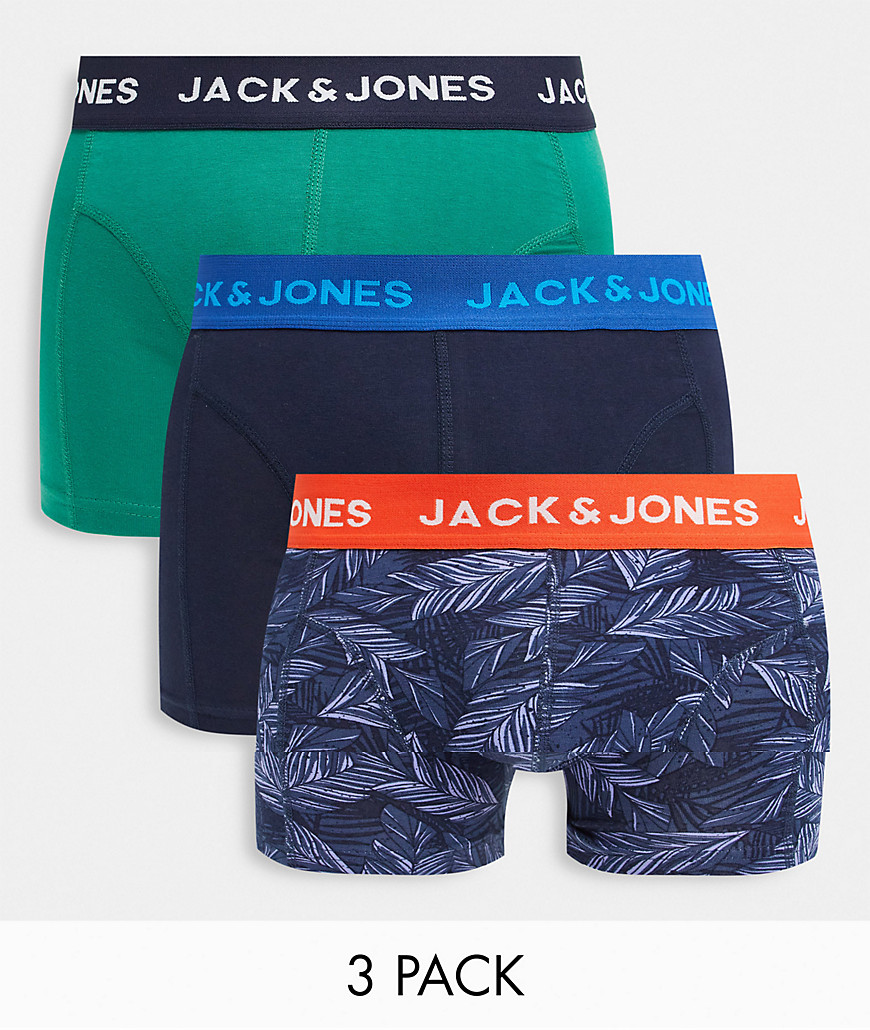Jack & Jones - Pakke med 3 flerfarvede boksershorts-Multifarvet