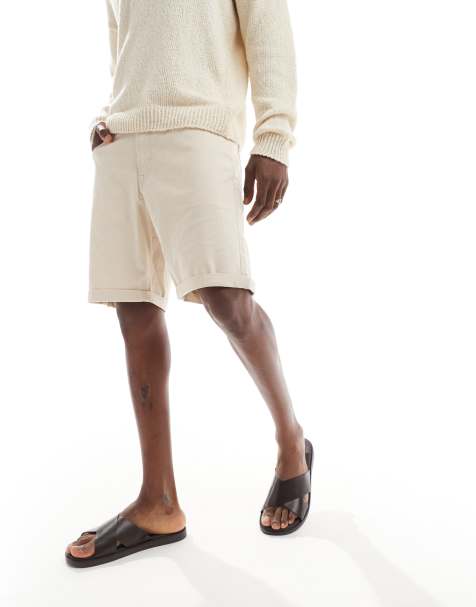 Jack & Jones - Pakke med 5 par ecrufarvede chinoshorts - view 1