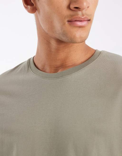 Jack & Jones - Pakke med 5 slim-T-shirts i neutrale farver, 4 af 5