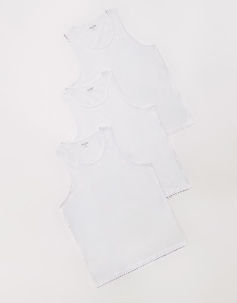 Jack & Jones - Pakke med hvide 3 undertrøjer - view 1
