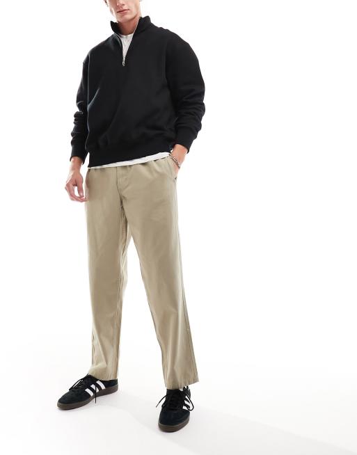 Jack & Jones - Pantalon ample à taille élastique - Beige | ASOS