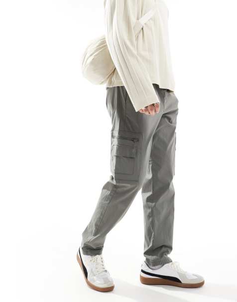Jack & Jones - Pantalon cargo décontracté et fonctionnel - Gris ardoise - view 1