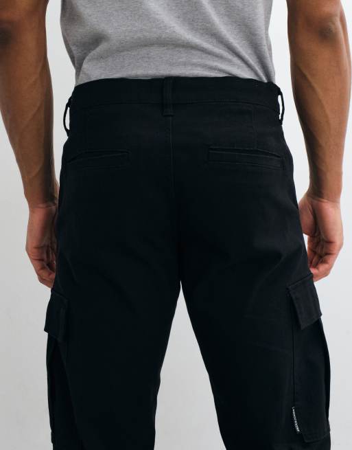 Jack & Jones - Pantalon cargo droit - Noir, 4 de 5