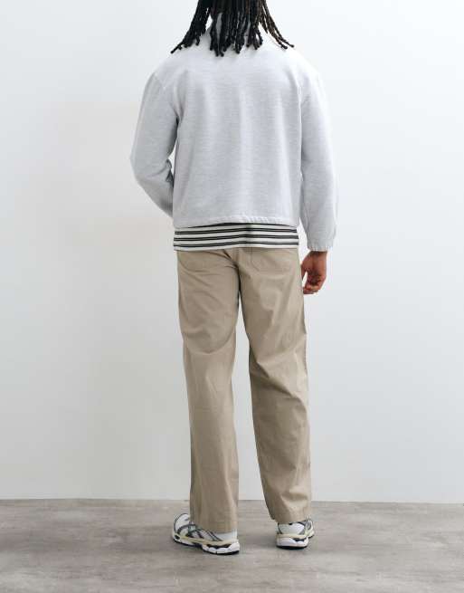 Jack & Jones - Pantalon chino ample - Blanc cassé, 4 de 5