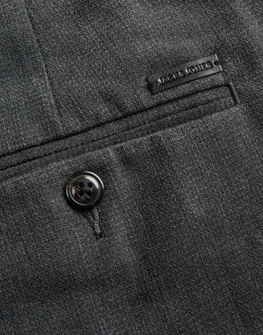 Jack & Jones pantalon coupe ample gris foncé chiné, 4 de 7