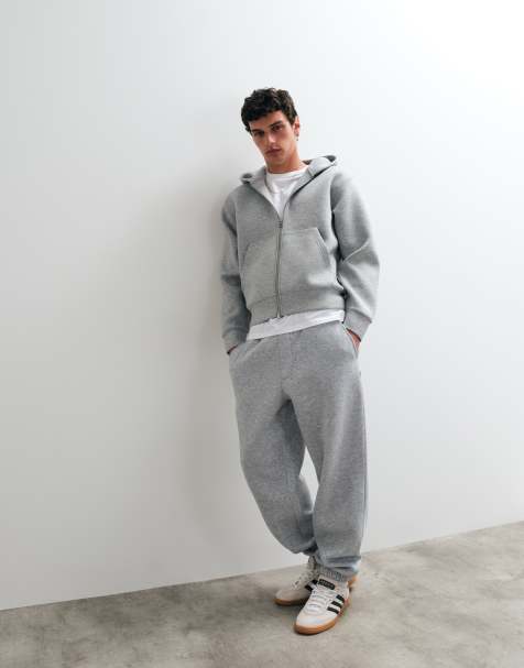 Jack & Jones - Pantalon de jogging avec chevilles resserrées - Gris chiné - view 1
