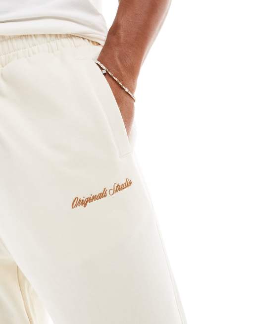 Jack & Jones - Pantalon de jogging décontracté - Crème, 2 de 5