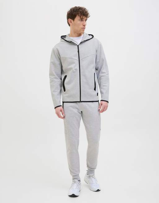 Jack & Jones pantalon de jogging gris clair chiné, 3 de 7