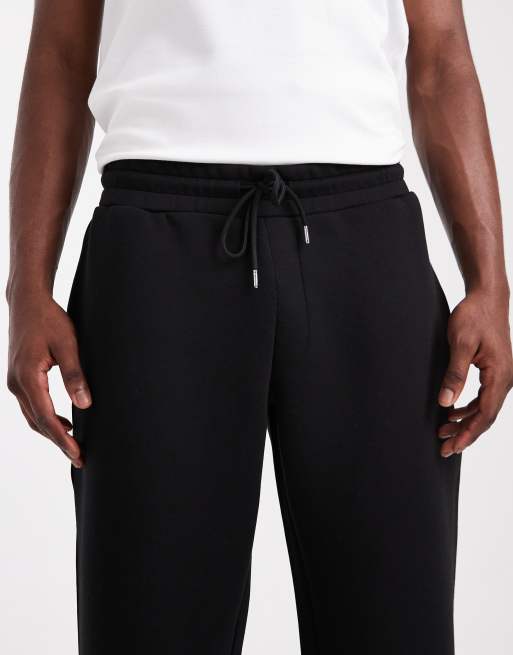 Jack & Jones - Pantalon de jogging large en tissu style néoprène - Noir, 4 de 5