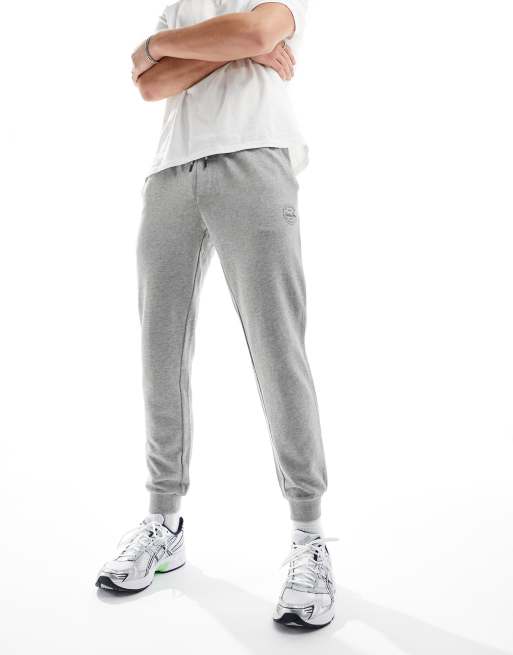 Jack & Jones - Pantalon de jogging slim - Gris clair chiné, 3 de 5