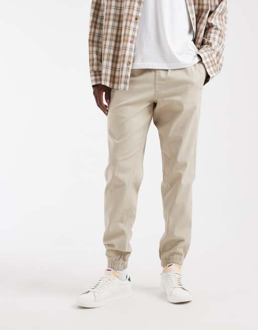 Jack & Jones - Pantalon de jogging slim resserré aux chevilles - Beige, 2 de 5