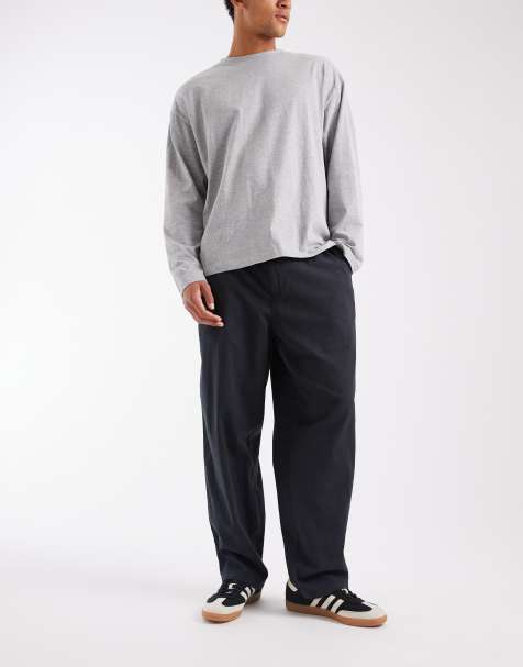 Jack & Jones - Pantalon élégant en lin mélangé - Noir - view 1