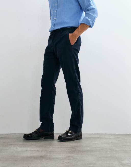 Jack & Jones - Pantalon en lin mélangé - Bleu marine, 2 de 7