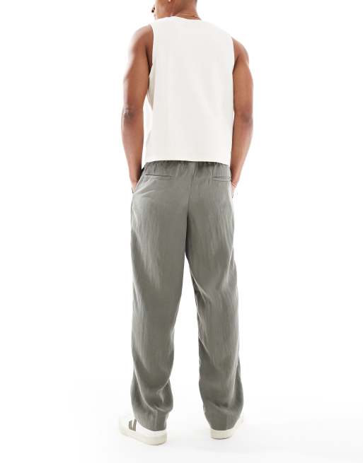 Jack & Jones - Pantalon léger à cordon de serrage - Kaki, 2 de 5