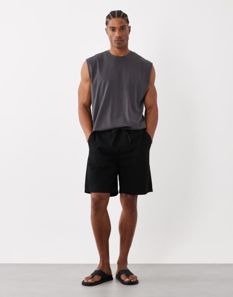 Jack & Jones - Pantaloncini chino neri con coulisse - view 1