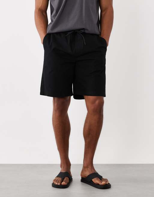 Jack & Jones - Pantaloncini chino neri con coulisse, 2 di 5