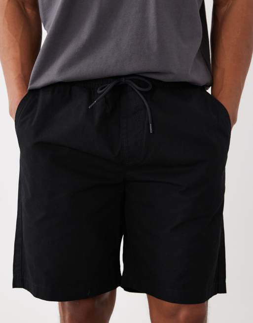 Jack & Jones - Pantaloncini chino neri con coulisse, 4 di 5
