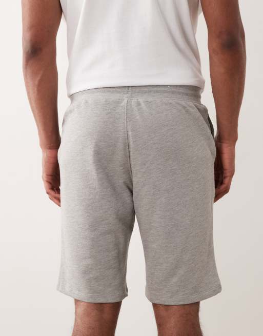 Jack & Jones - Pantaloncini della tuta grigio chiaro con logo, 5 di 5