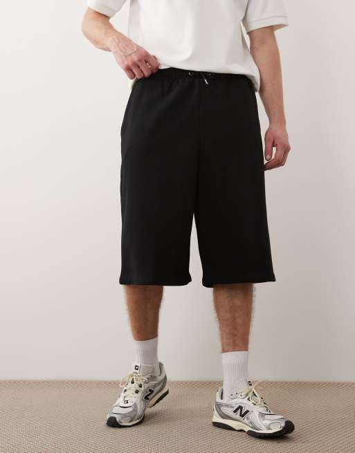 Jack & Jones - Pantaloncini della tuta taglio lungo neri