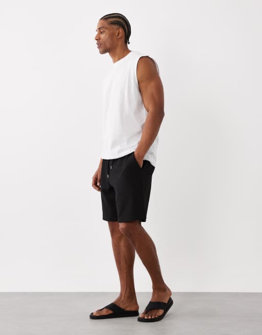 Jack & Jones - Pantaloncini della tuta testurizzati neri, 3 di 5