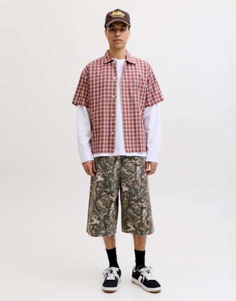 Jack & Jones - Pantaloncini in denim verde scuro - view 1