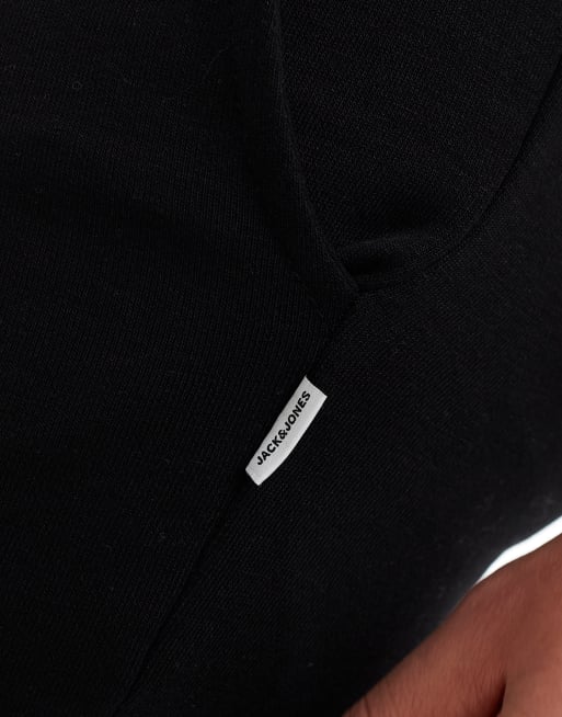 Jack & Jones - Pantaloncini neri in jersey, 4 di 5