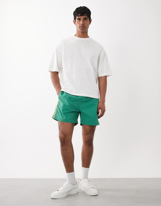 Jack & Jones - Pantaloncini sportivi in nylon verdi, 2 di 5