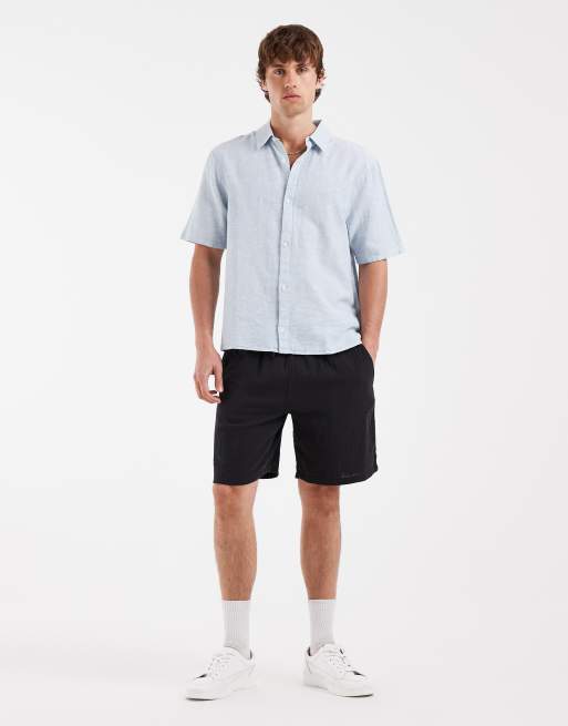 Jack & Jones - Pantaloncini testurizzati neri, 2 di 5