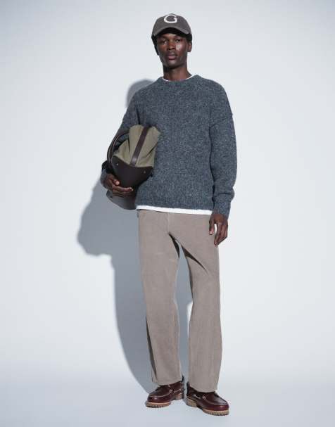 Jack & Jones - pantalones baggy de pana marrones Alex - view 1