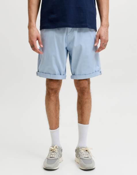 Jack & Jones - Pantalones cortos chinos azul celestial - view 1