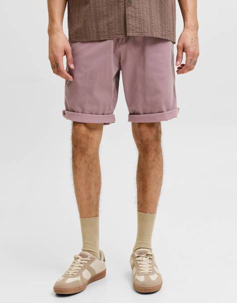 Jack & Jones - Pantalones cortos chinos malva medianoche - view 1