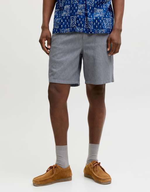 Jack & Jones - Pantalones cortos color piedra sílex