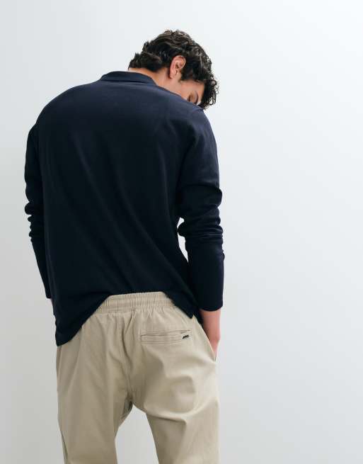 Jack & Jones - pantalones rectos con cordón ajustable en beige, 5 de 5