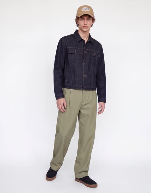 Jack & Jones - Pantalones verde salvia plateado clásicos, 6 de 7