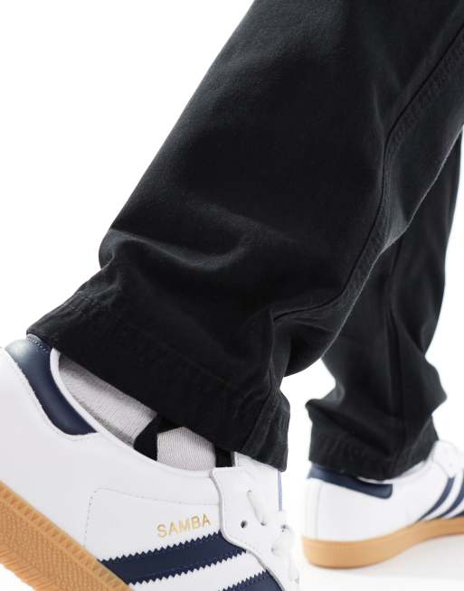 Jack & Jones - Pantaloni cargo ampi neri, 3 di 5