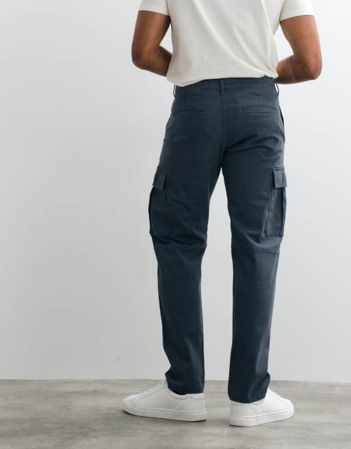 Jack & Jones - Pantaloni cargo dritti grigi, 5 di 5