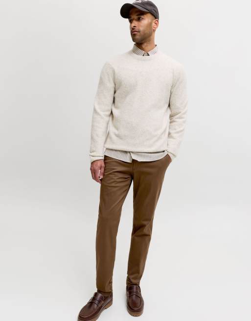 Jack & Jones pantaloni chino in cacao, 6 di 7