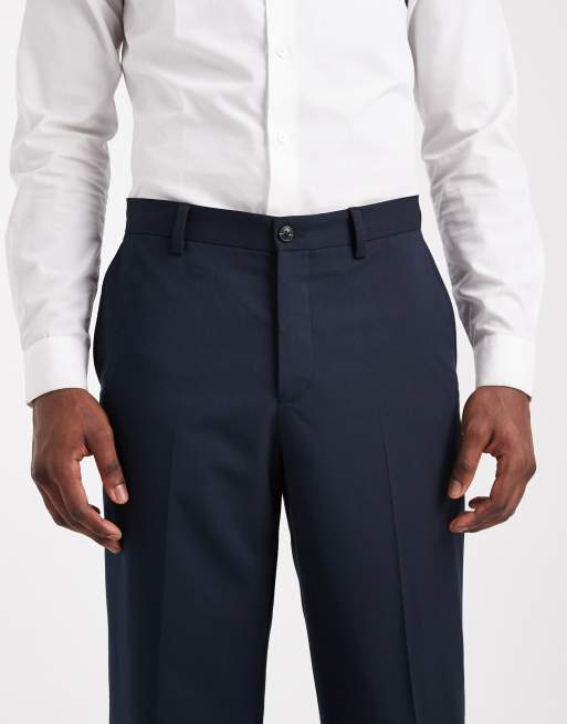 Jack & Jones - Pantaloni da abito taglio comodo blu navy, 4 di 5