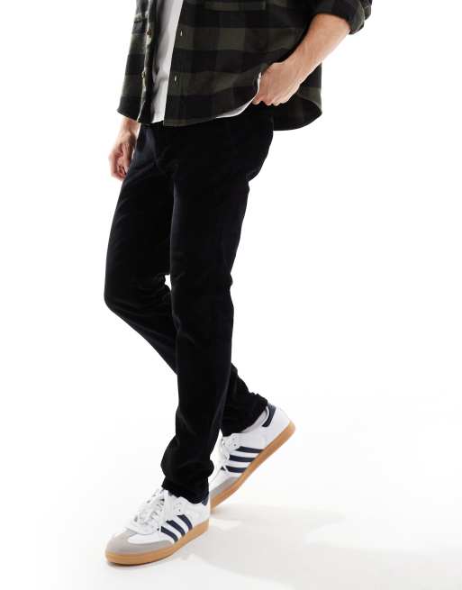 Jack & Jones - Pantaloni slim neri a coste , 4 di 5