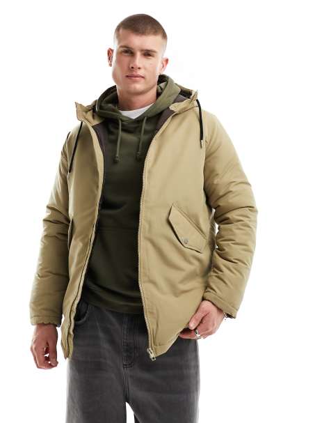 Parkas, Abrigos tipo parka y parkas con forro de piel para hombre, ASOS