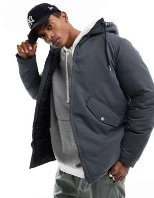parka in charcoal-Gray