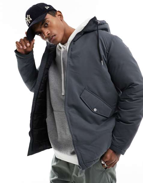 Black parka clearance mens