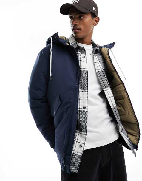 Jack & Jones parka in navy - view 1